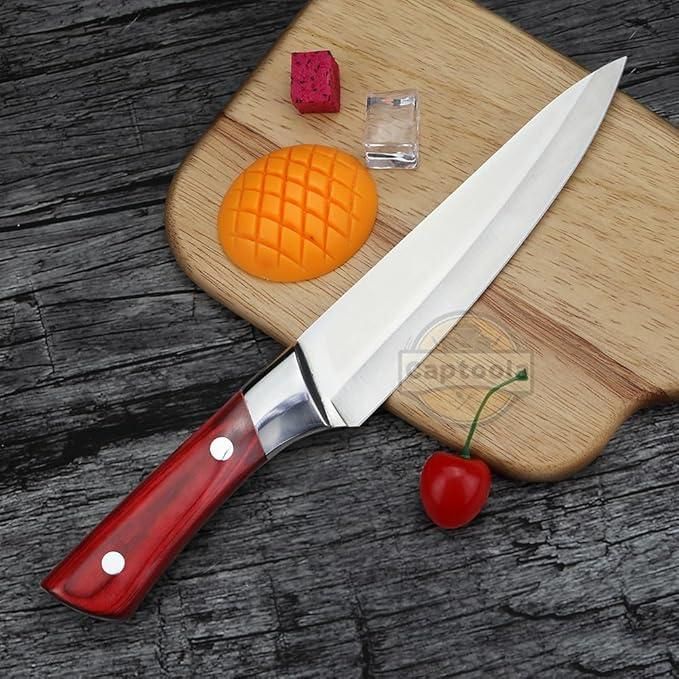 Chef Knife Rosewood Handle Stainless Steel Kitchen Knife