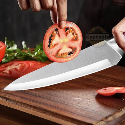 Chef Knife Rosewood Handle Stainless Steel Kitchen Knife