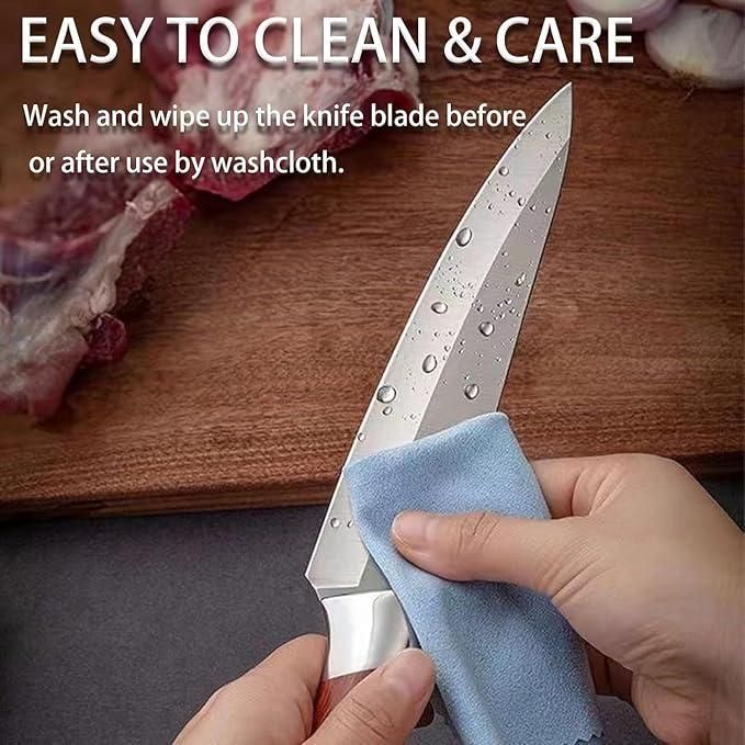 Chef Knife Rosewood Handle Stainless Steel Kitchen Knife