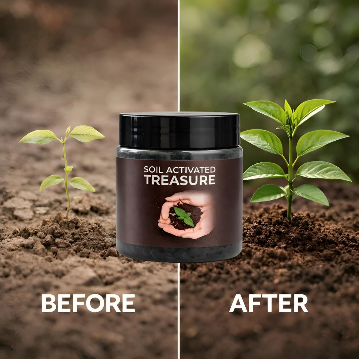 ( Pack of 2 ) Soil Activated Treasure – Premium Organic Soil Enhancer & Nutrient Booster