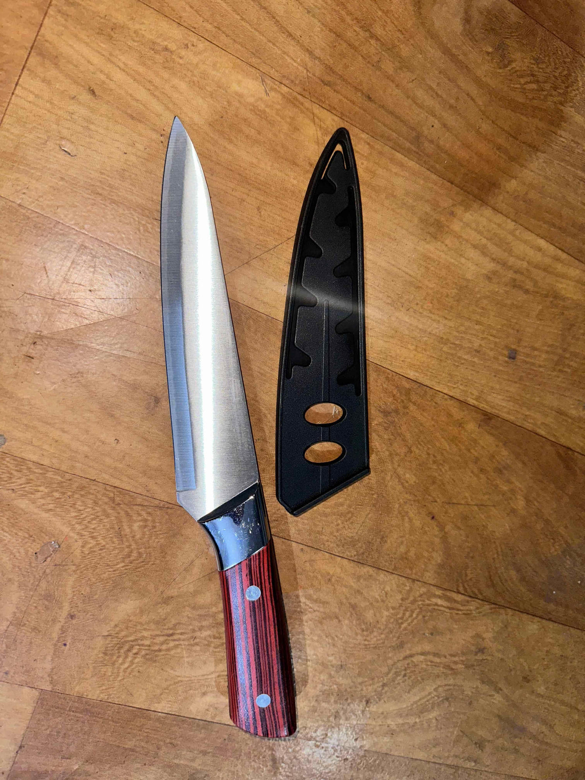 Chef Knife Rosewood Handle Stainless Steel Kitchen Knife