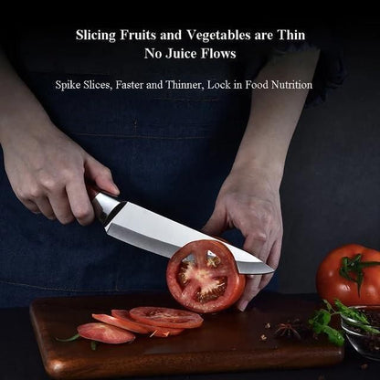 Chef Knife Rosewood Handle Stainless Steel Kitchen Knife