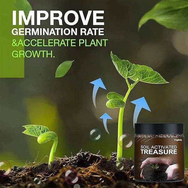( Pack of 2 ) Soil Activated Treasure – Premium Organic Soil Enhancer & Nutrient Booster