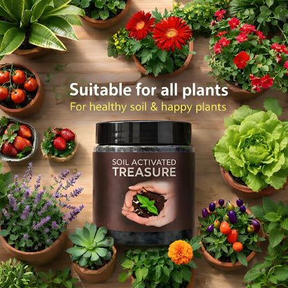 ( Pack of 2 ) Soil Activated Treasure – Premium Organic Soil Enhancer & Nutrient Booster